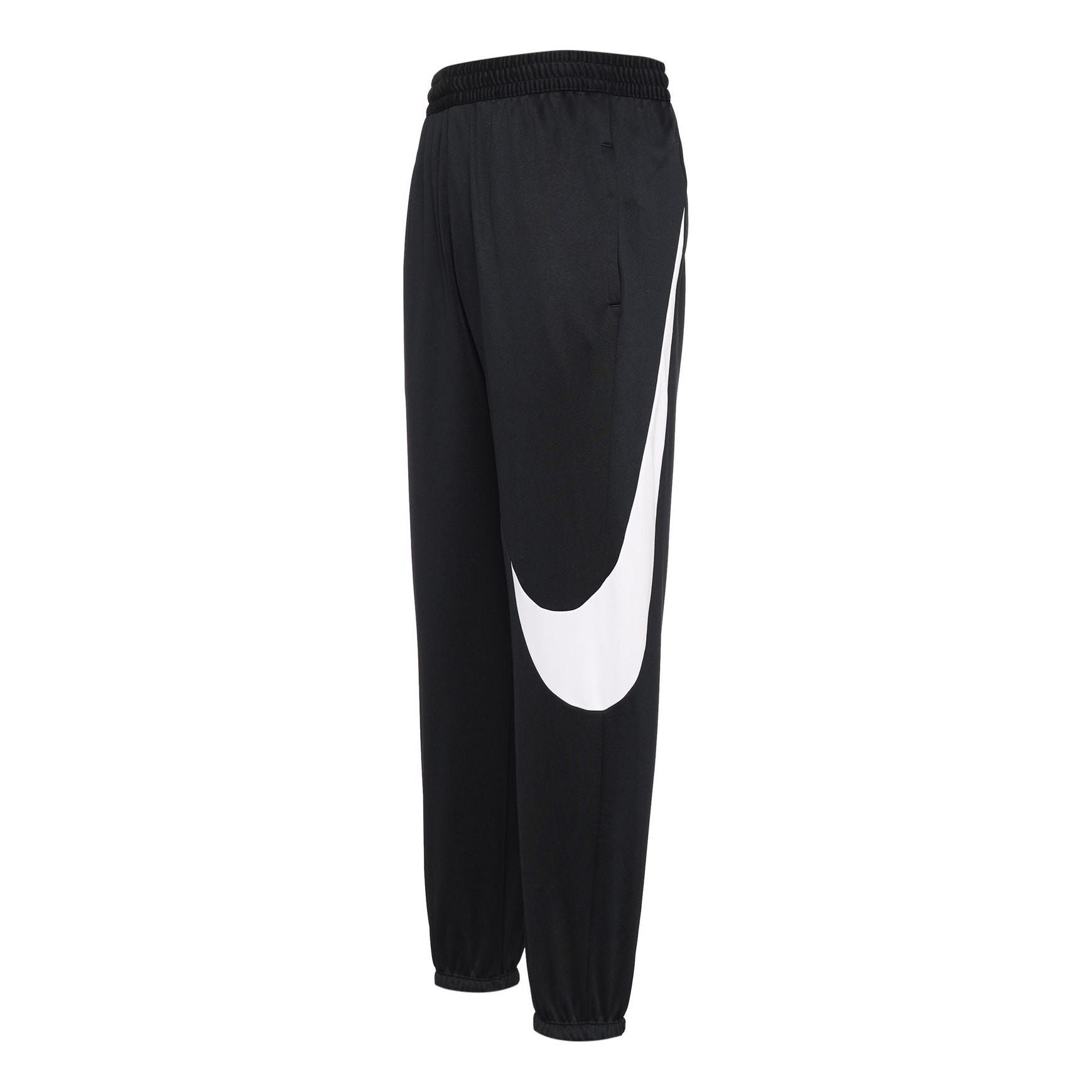 Nike MENS Fleeced Big Hook Casual Ankle Banded Pants Black CK6613-010 - 1