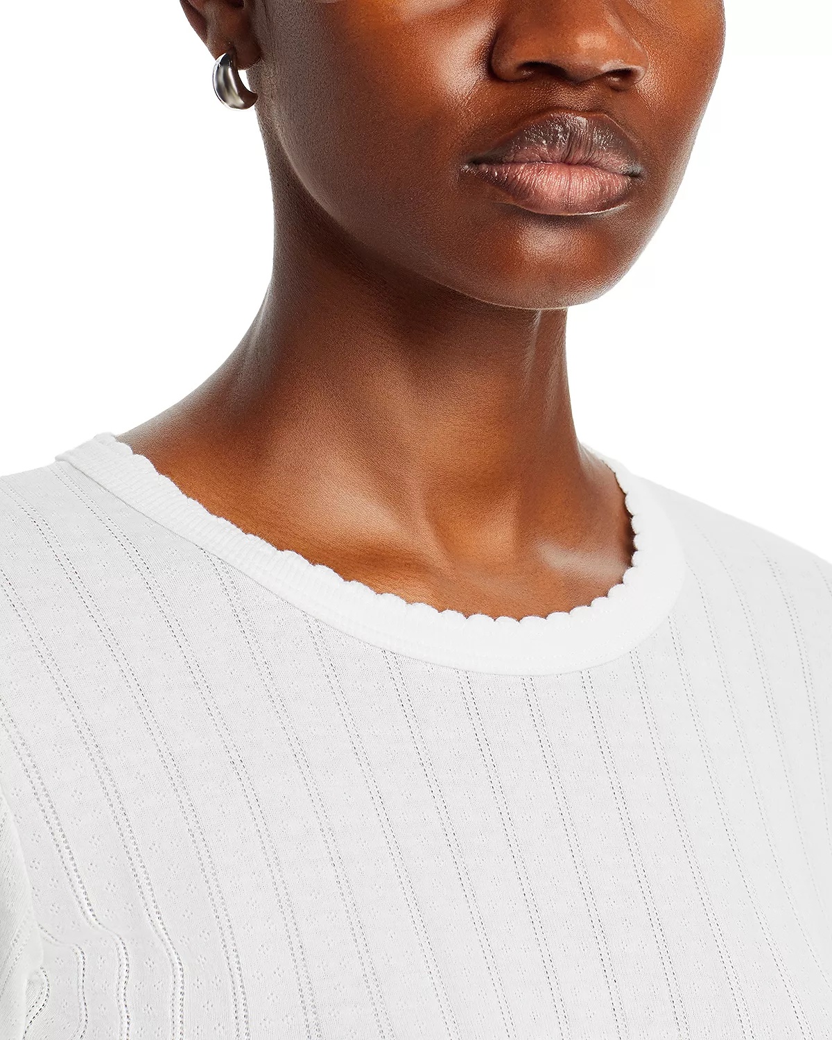 Pointelle Tee - 4