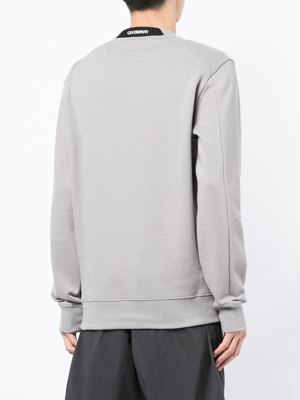 Lens-embellished rib-trimmed sweatshirt - 4