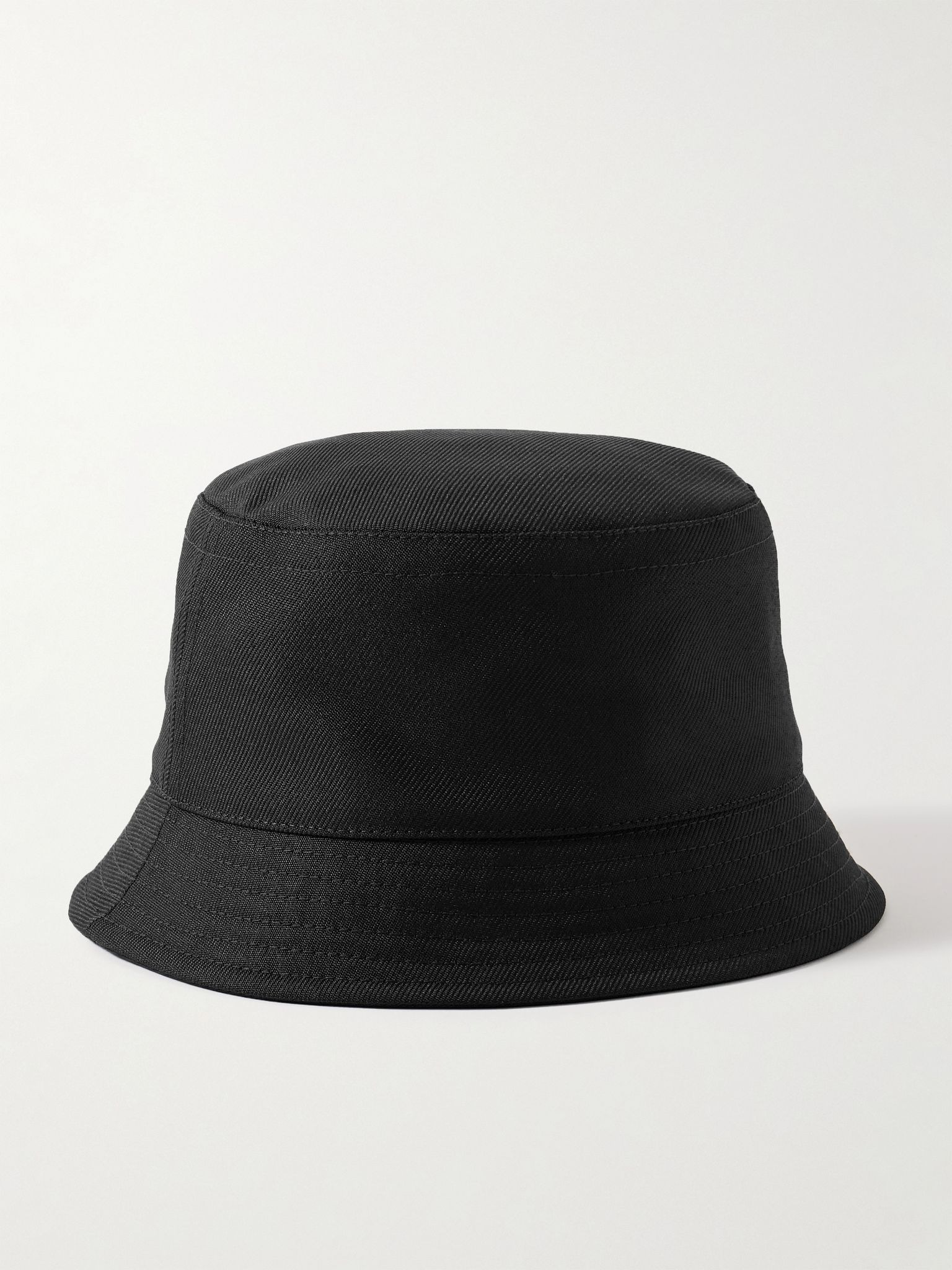 + Roc Nation by Jay-Z Logo-Appliquéd Twill Bucket Hat Black - 3
