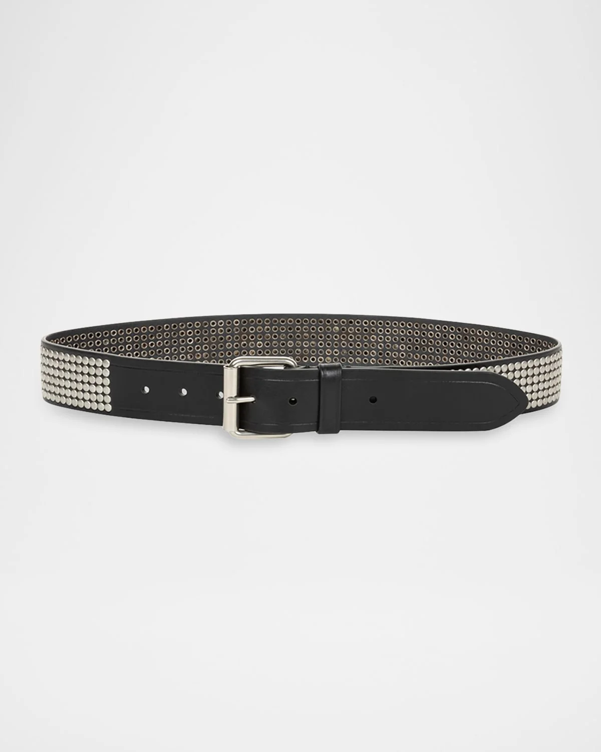 Men's Studded Leather Belt - 1