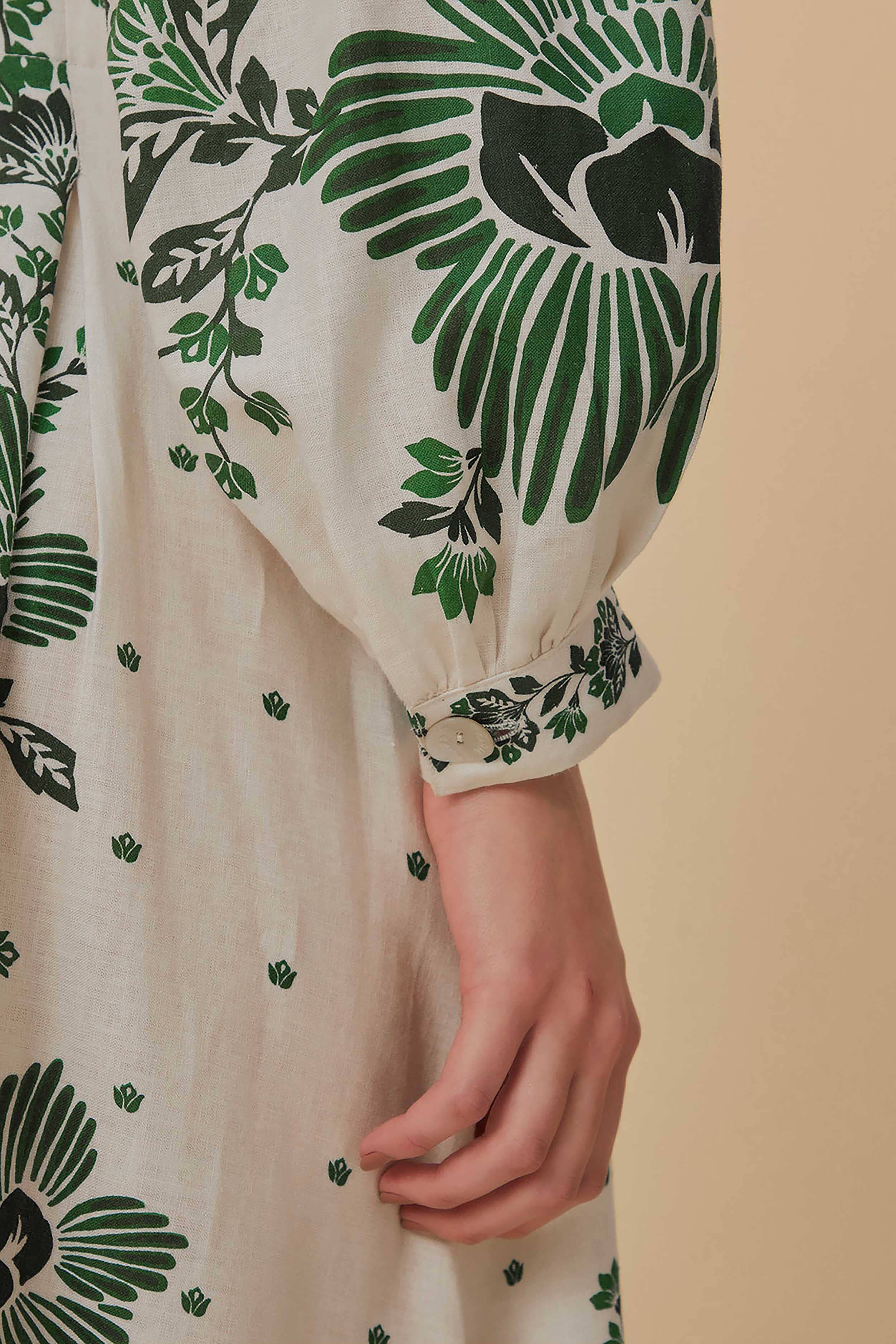 Forest Soul Off-White Maxi Dress - 6
