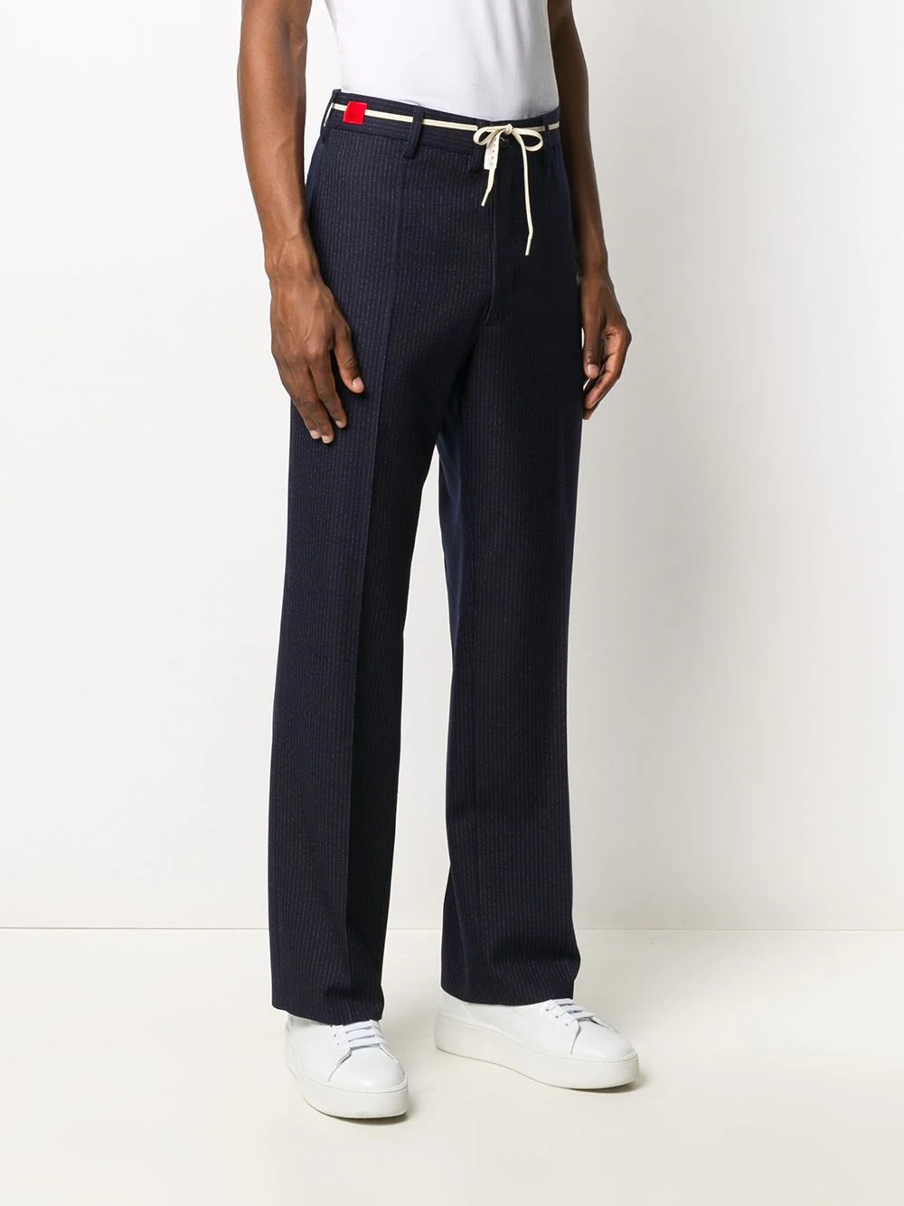 tailored straight-leg trousers - 3