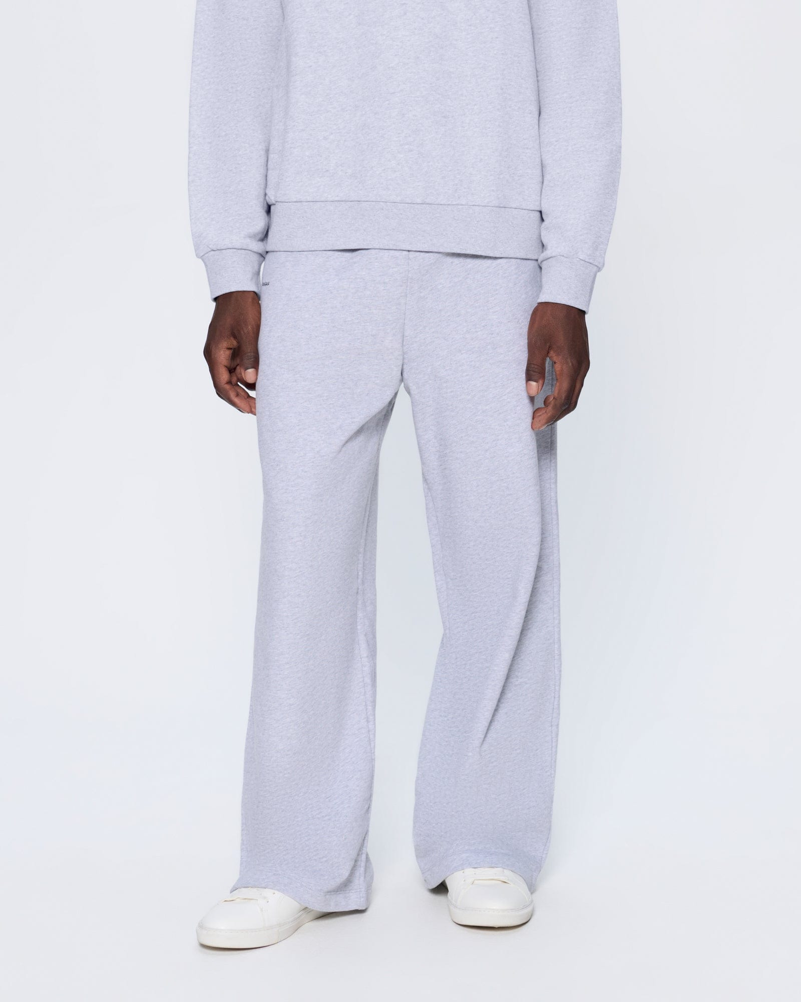Mens 365 Midweight Straight Leg Track Pants - Grey Marl - 3