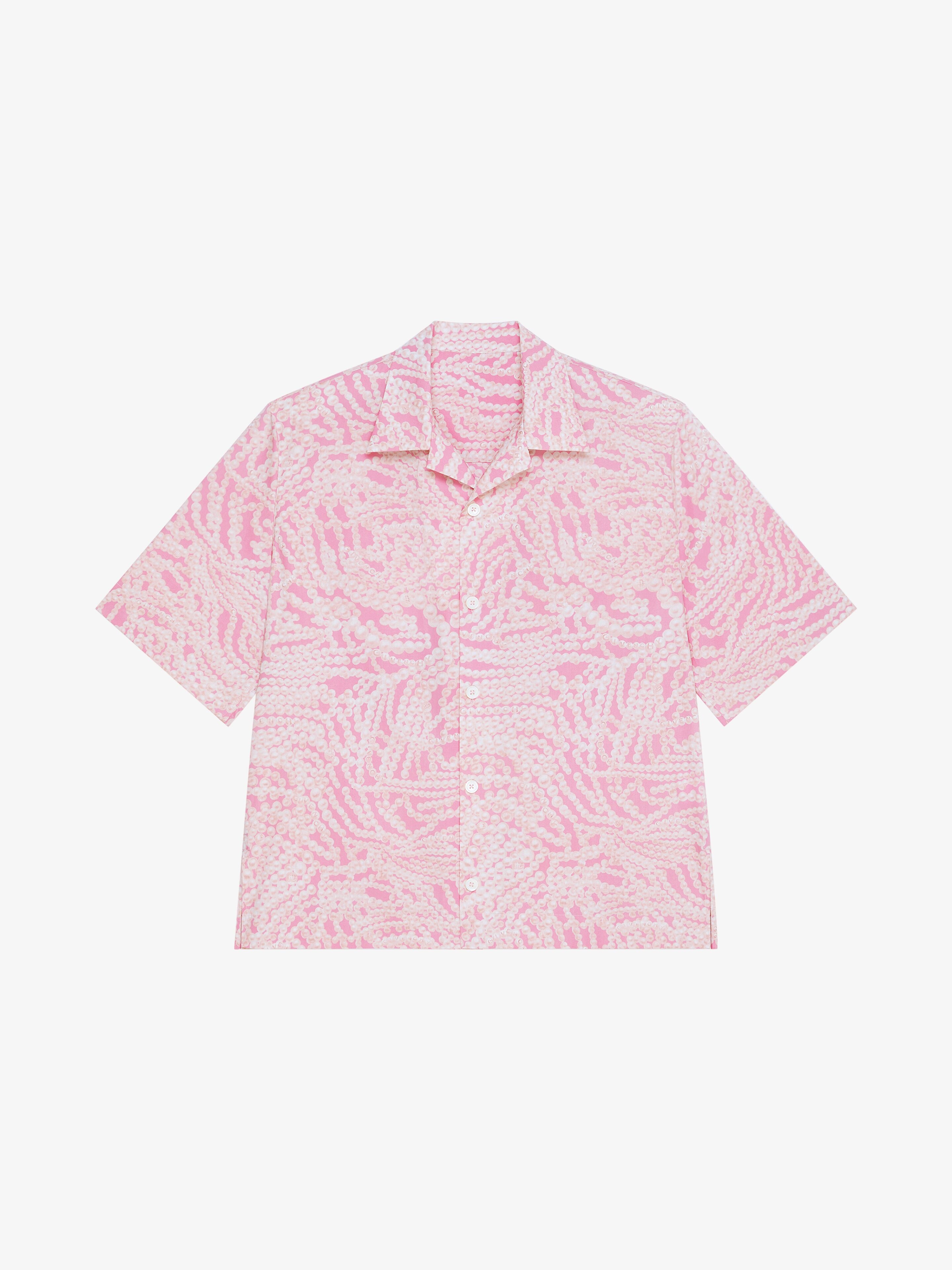 HAWAIIAN SHIRT IN PRINTED POPLIN - 1