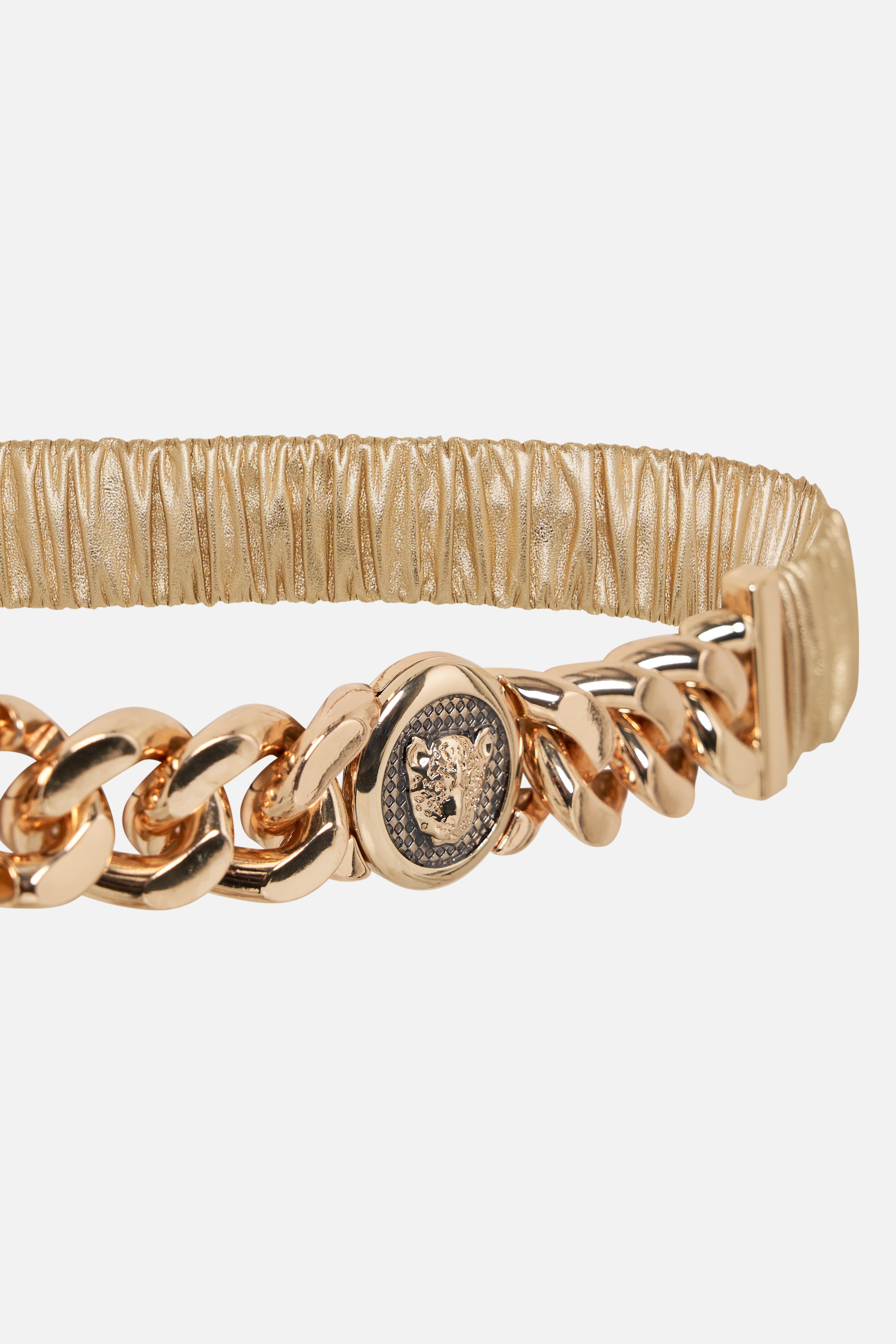 LEOPARD BUTTON ELASTIC BELT - 2