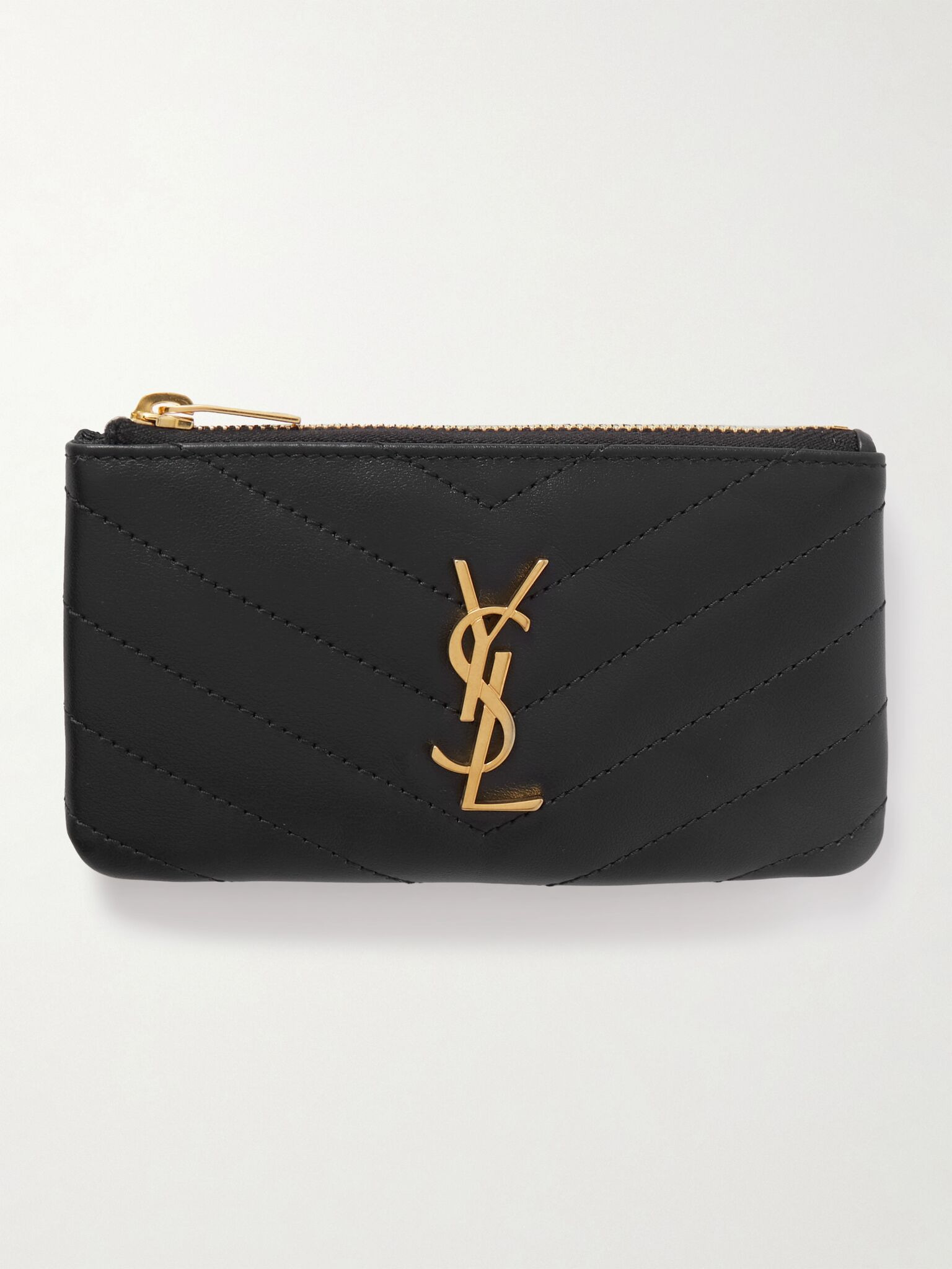 Cassandre quilted leather wallet Black - 1