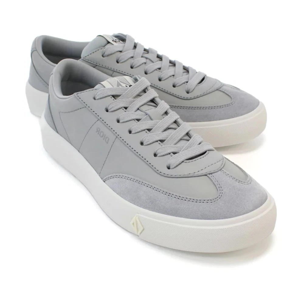 LEATHER SNEAKERS WITH SUEDE DETAIL - 2