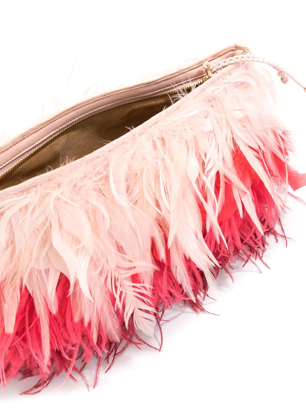 feather clutch bag - 5