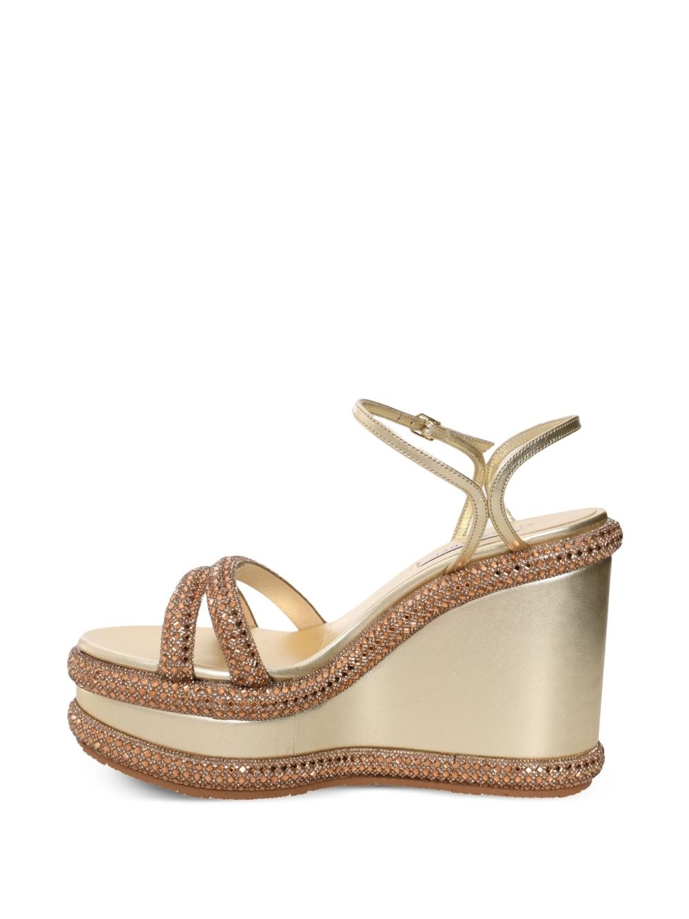 crystal-embellished sandals - 7