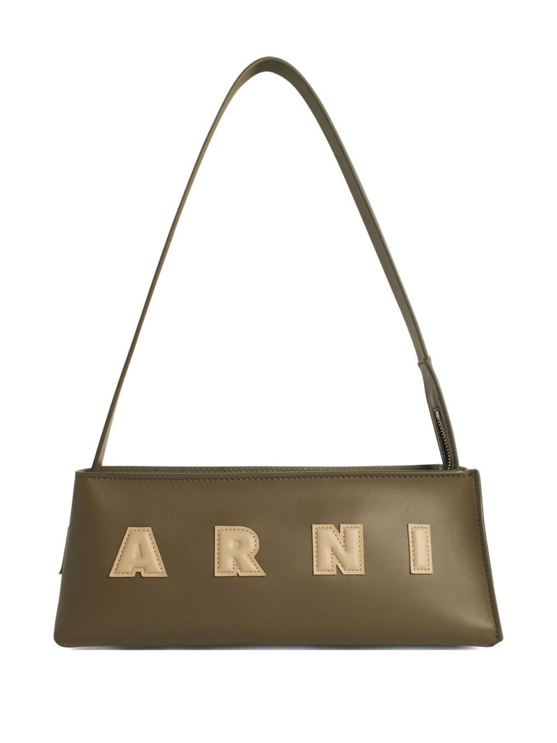 logo-plaque shoulder bag 1