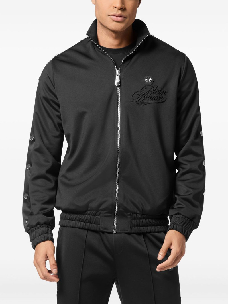 PHILIPP PLEIN button-detail track jacket outlook