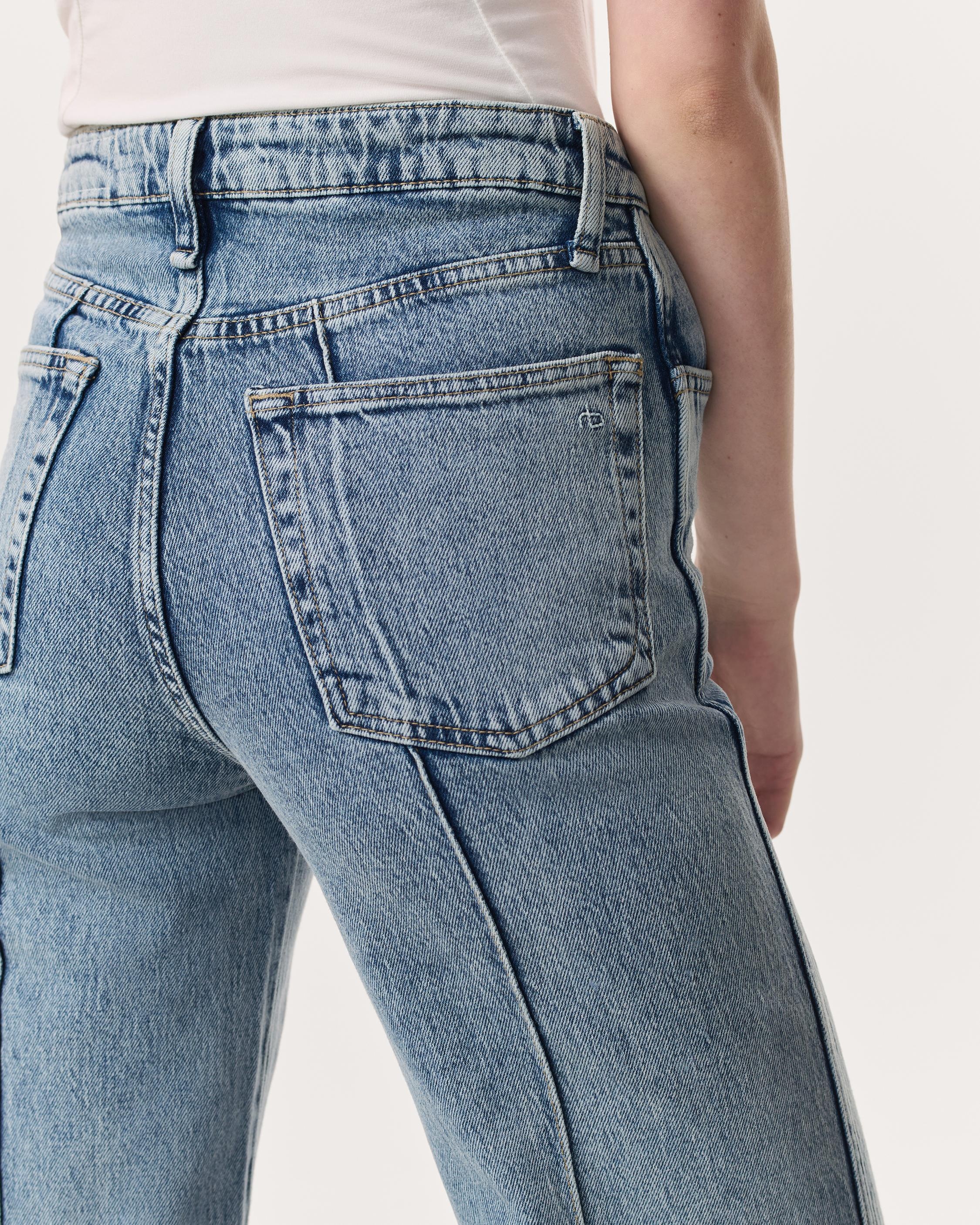 Skylar Wide-Leg Flare Jeans
Vintage Stretch Denim - 4