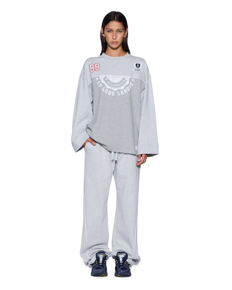 Ksubi VARSITY BOYFRIEND LS TEE GREY outlook