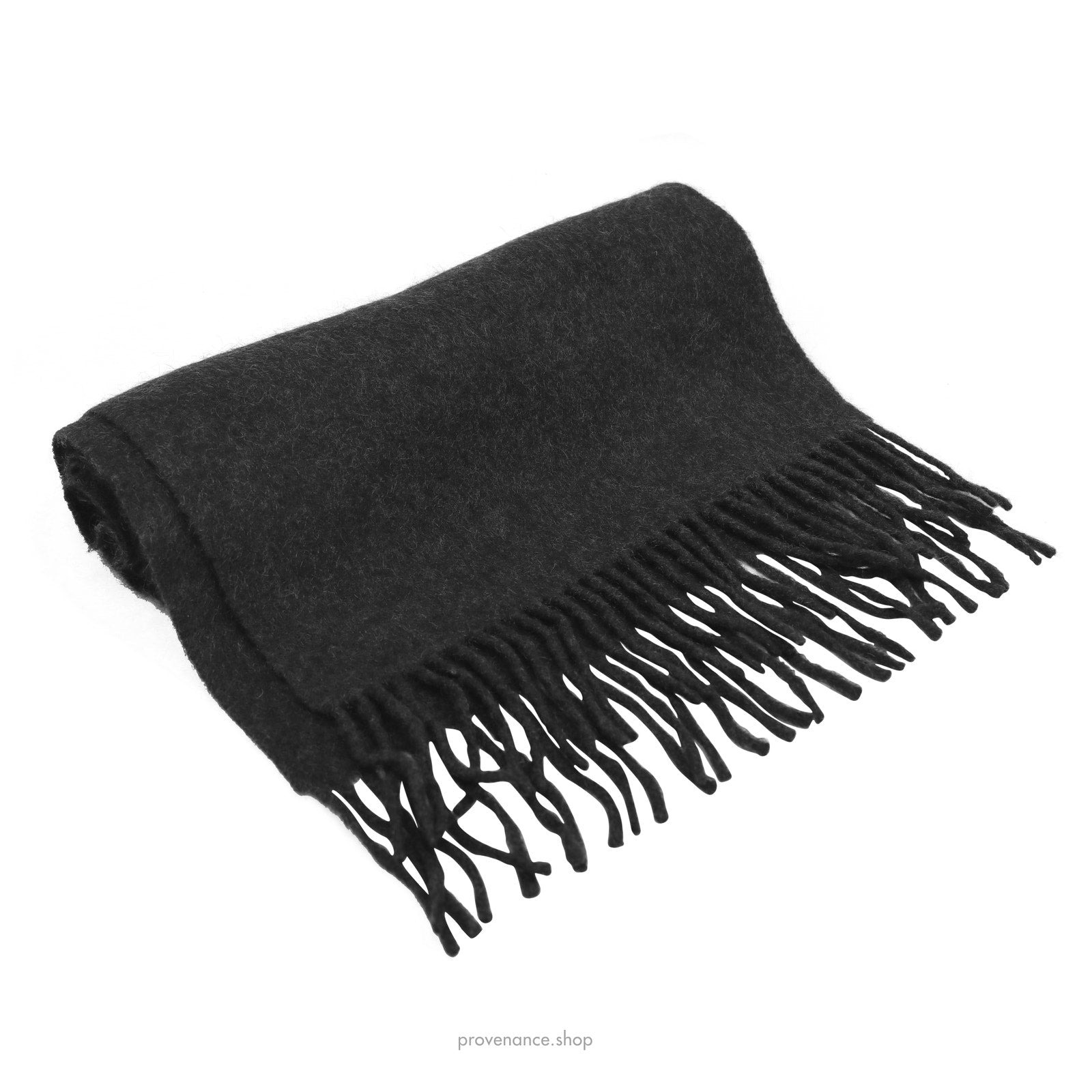 Balmain Cashmere Scarf - Black - 2