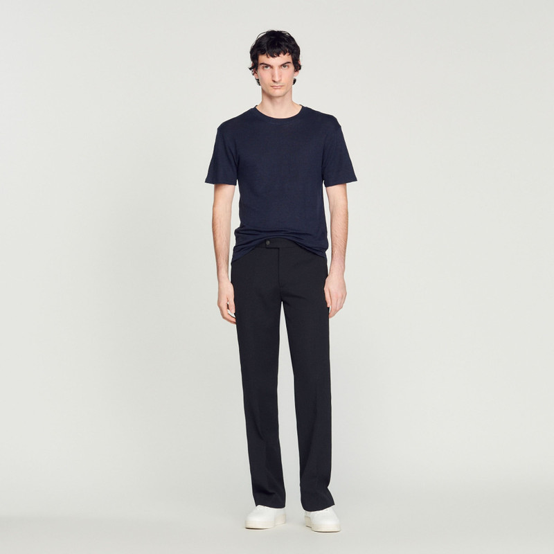 Sandro LINEN T-SHIRT outlook