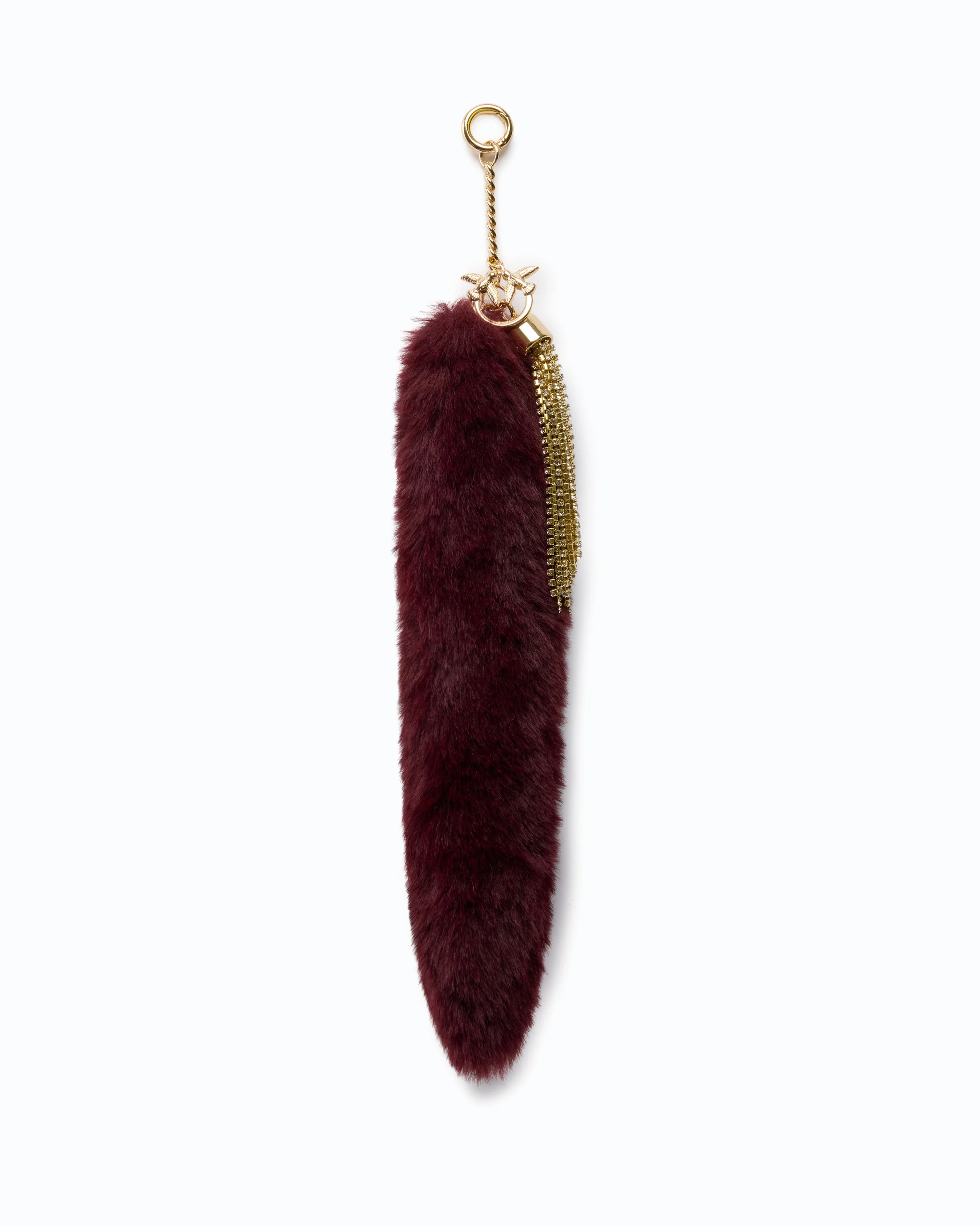 FAUX FUR PENDANT CHARM KEYRING - 1