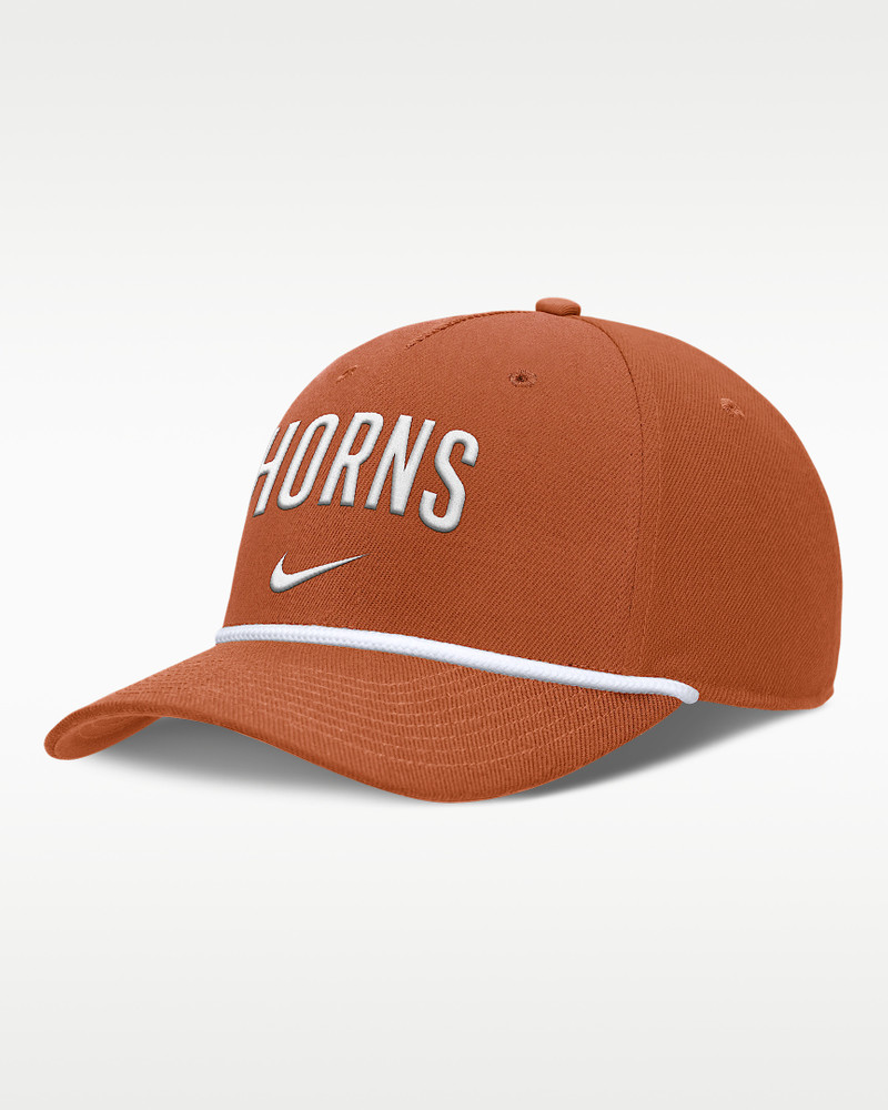 Texas Primetime Rise Campus Men's Nike College Adjustable Hat 1