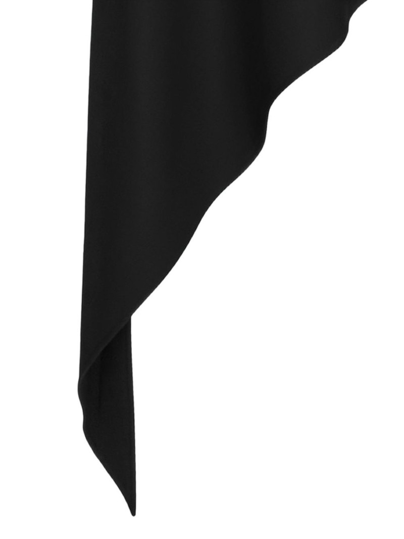 Alaïa pointed asymmetric skirt outlook