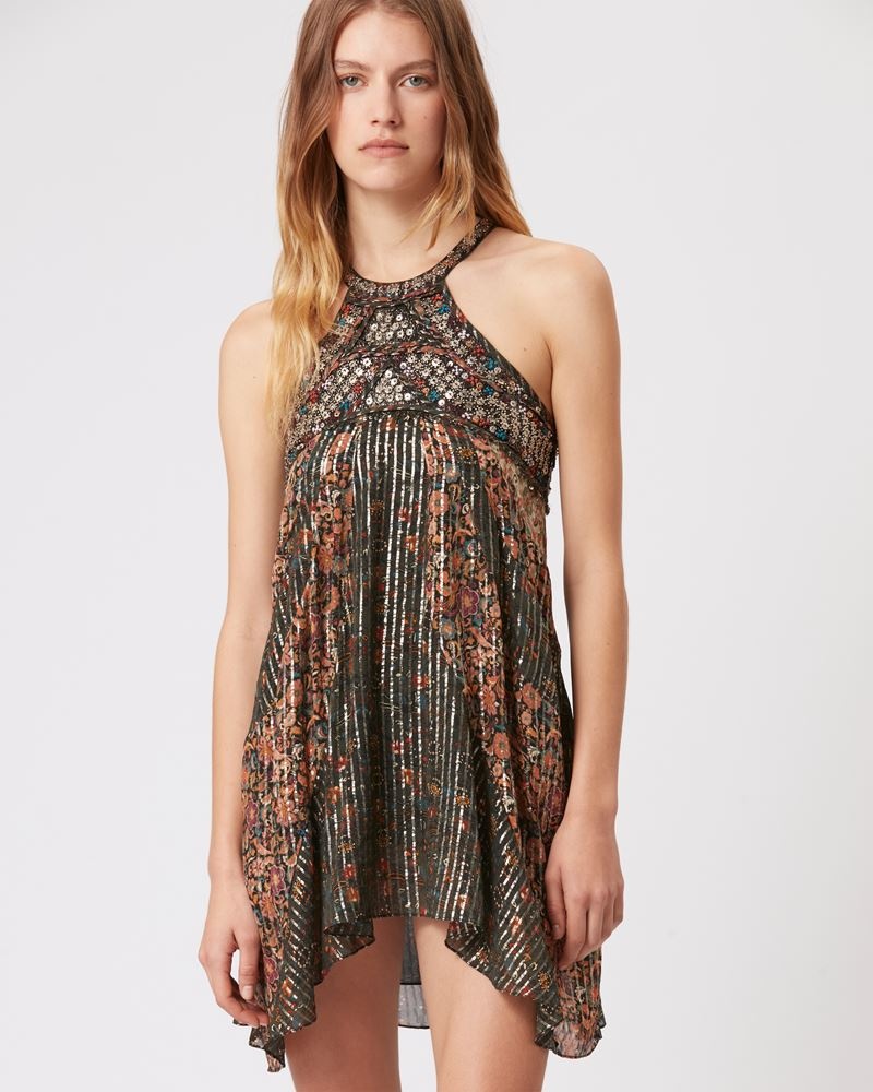 ORFRA SILK DRESS - 3