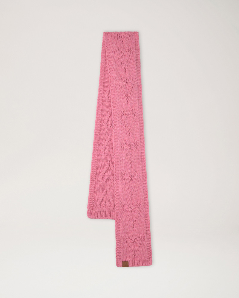 Mulberry Cable Knitted Heart Scarf
Rhubarb Lambswool outlook