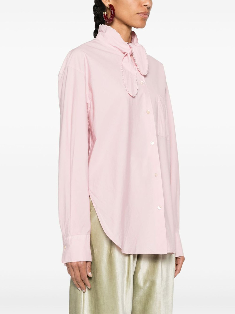 pussy-bow collar poplin shirt 3