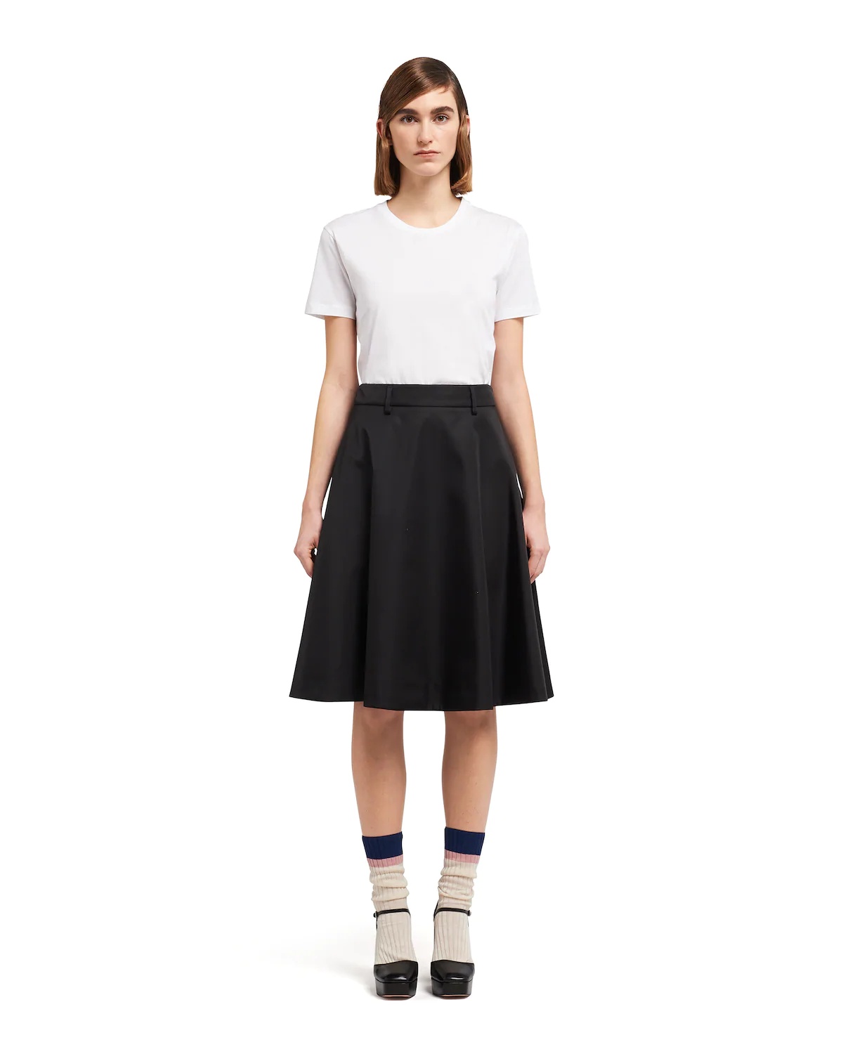 Nylon gabardine skirt - 2