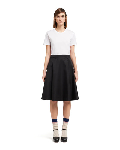 Prada Nylon gabardine skirt outlook