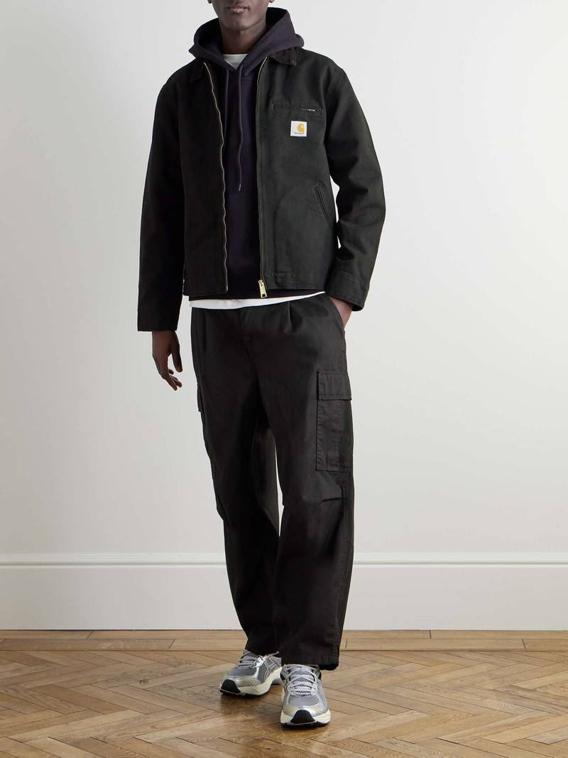 Carhartt Detroit Corduroy-Trimmed Organic Cotton-Canvas Jacket outlook