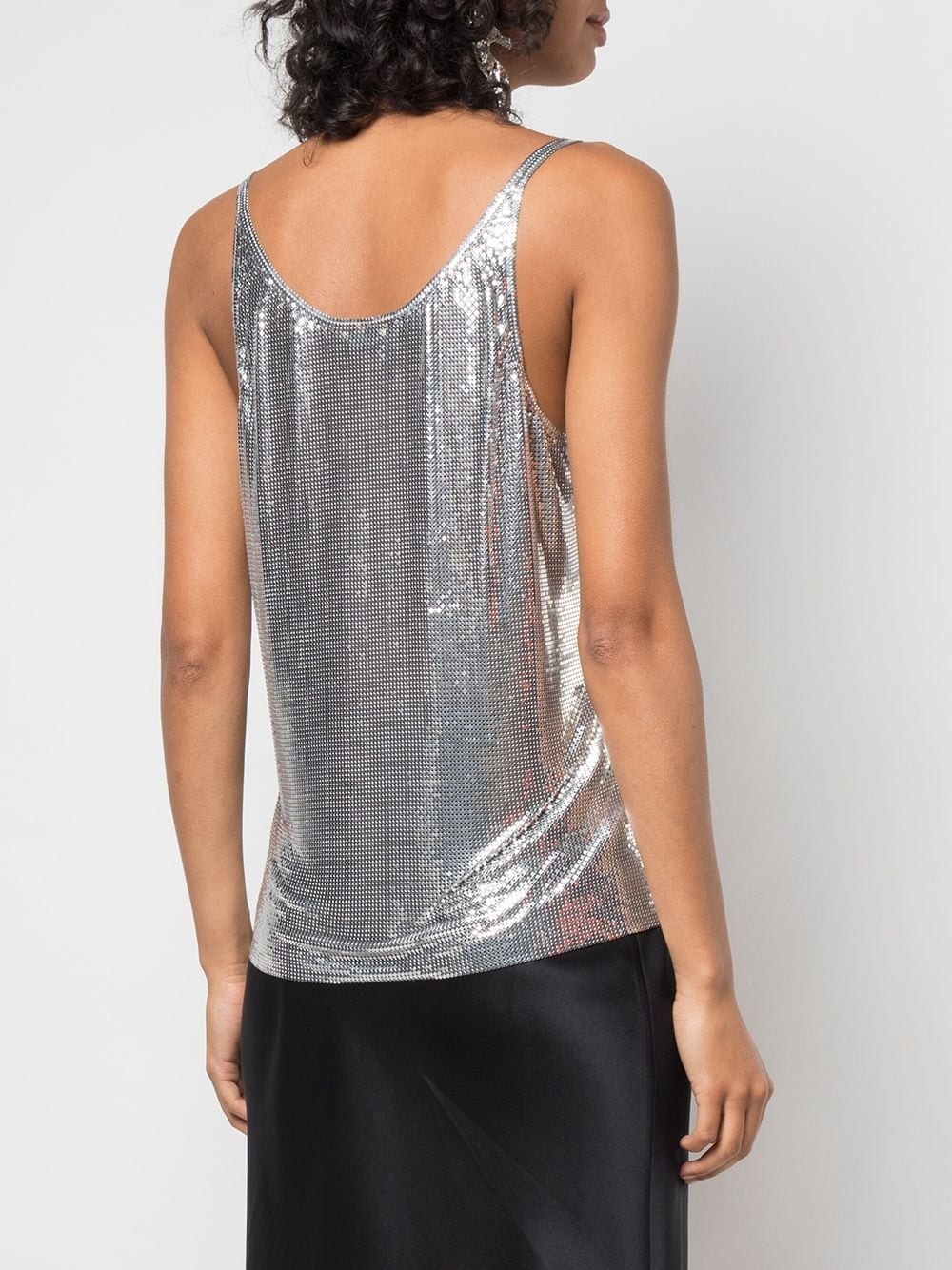 metallic mesh tank - 4