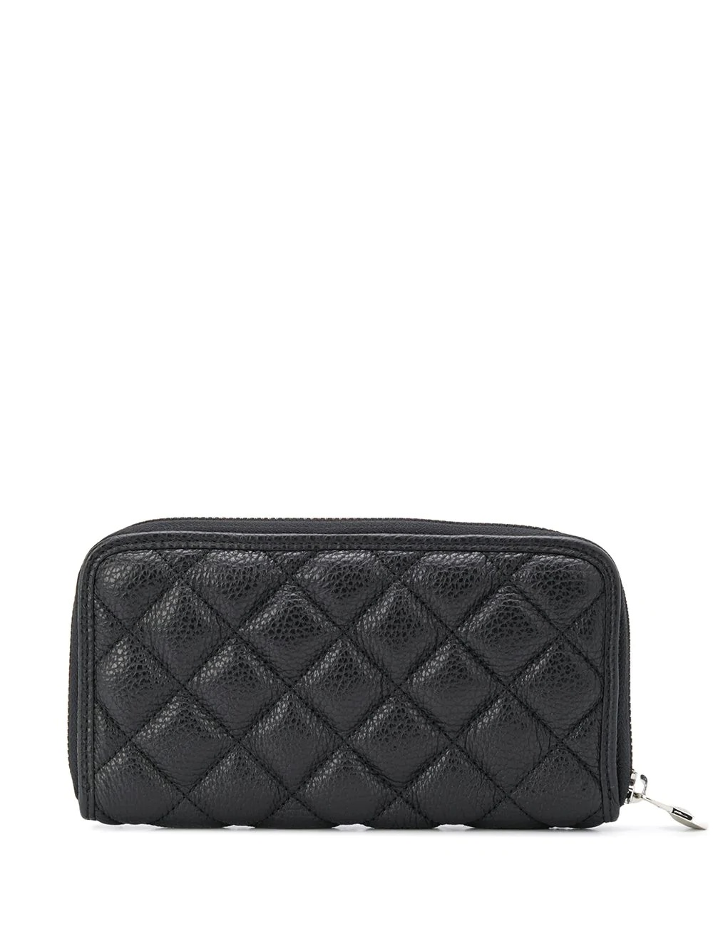 hexagon-logo quilted wallet - 2