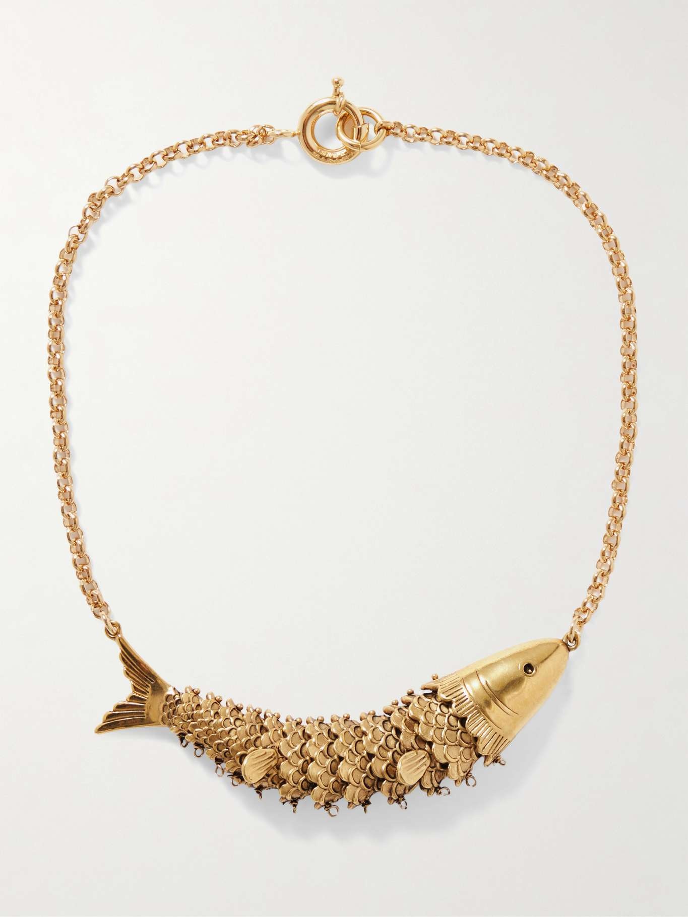 River gold-tone necklace - 1