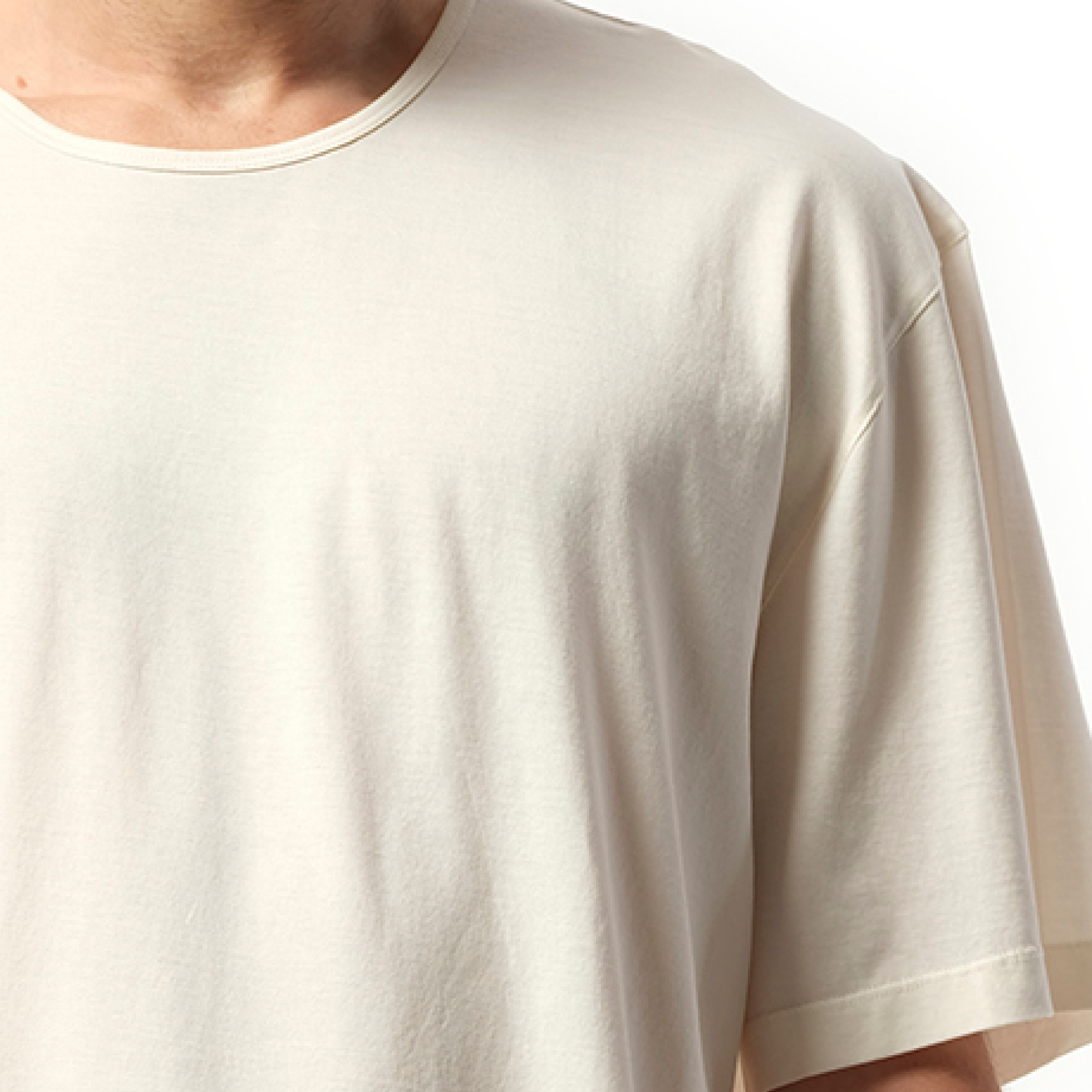 Relaxed T-Shirt in Chalk - 3