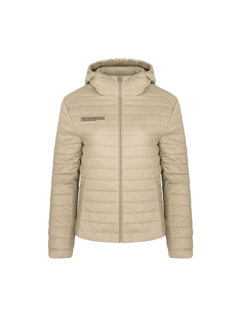 Womens Flower-Warmth Lite Jacket - Wheat Beige 1
