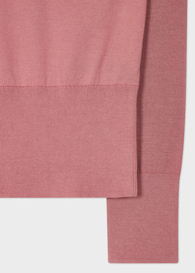 Paul Smith Knitted Dusky Pink Organic Cotton Cardigan outlook