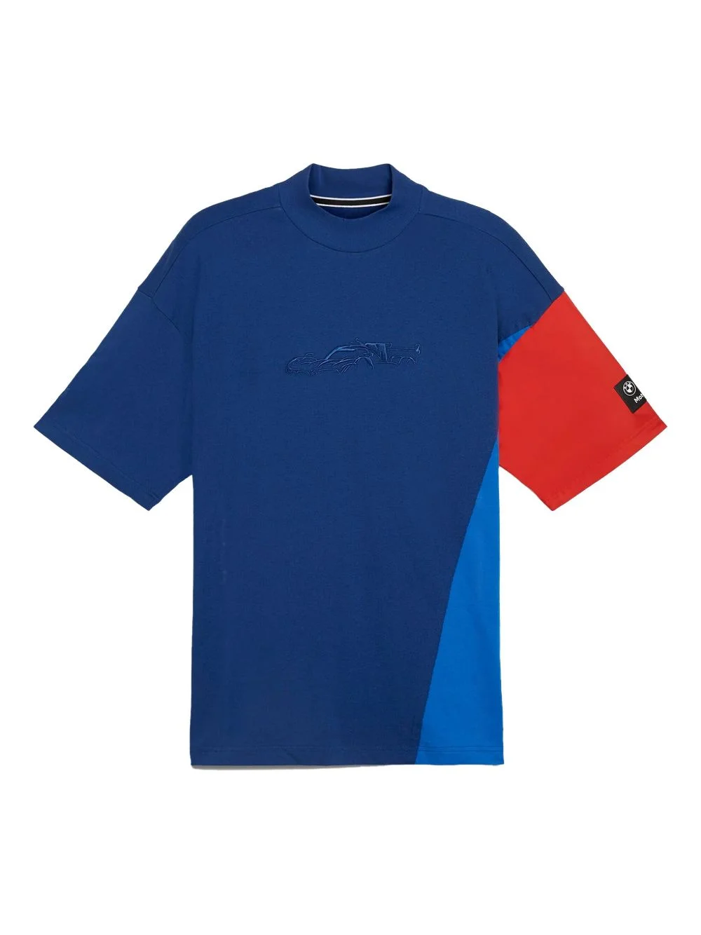 x BMW M Motorsports car-embroidered T-shirt - 1