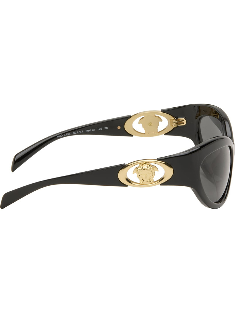 VERSACE Black Eclipse Cat-Eye Sunglasses outlook