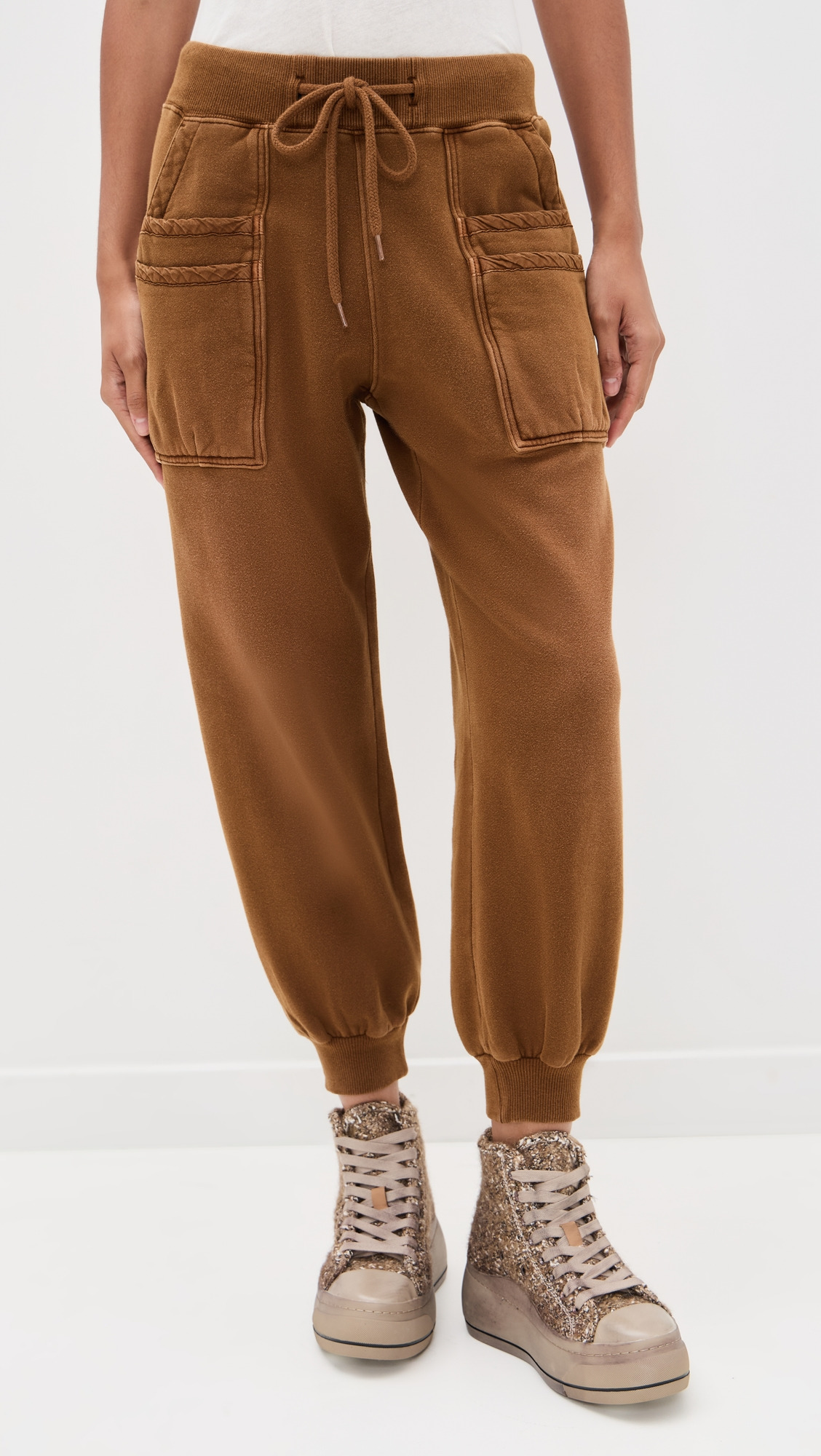 Layered Pocket Sweatpants - 6