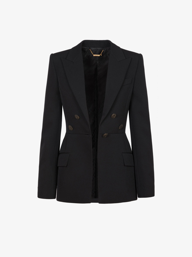 Jacket in grain de poudre with 4G buttons 5