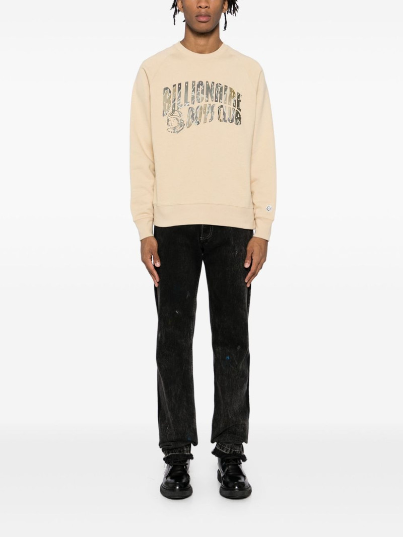 BILLIONAIRE BOYS CLUB camouflage arch logo crewneck sweatshirt outlook