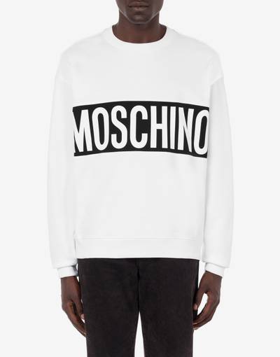 Moschino LOGO BAND ORGANIC COTTON SWEATSHIRT outlook