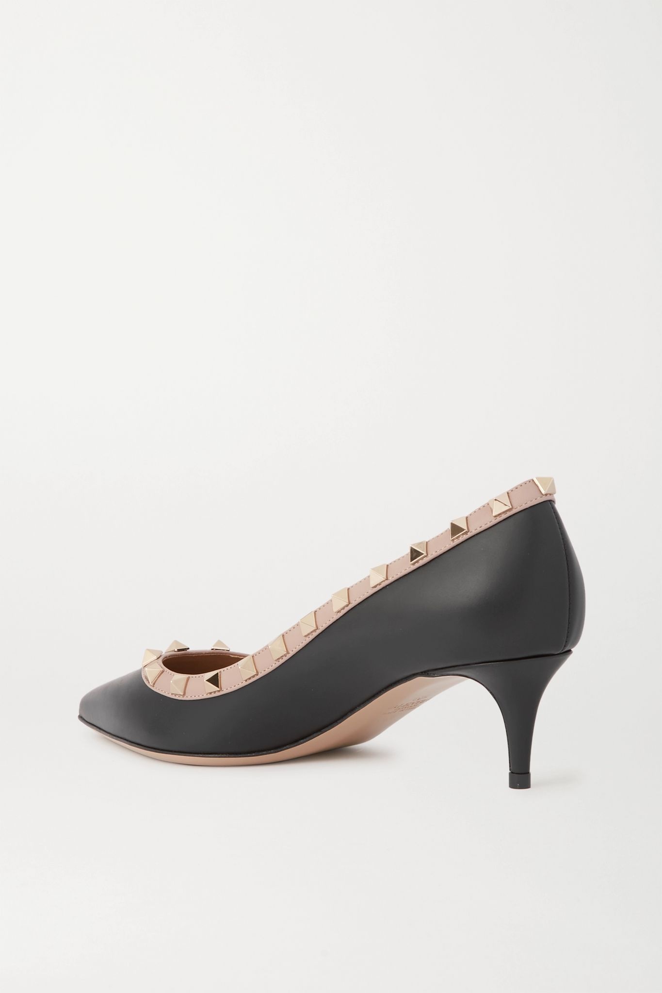 Valentino Garavani Rockstud 50 leather pumps  - 4