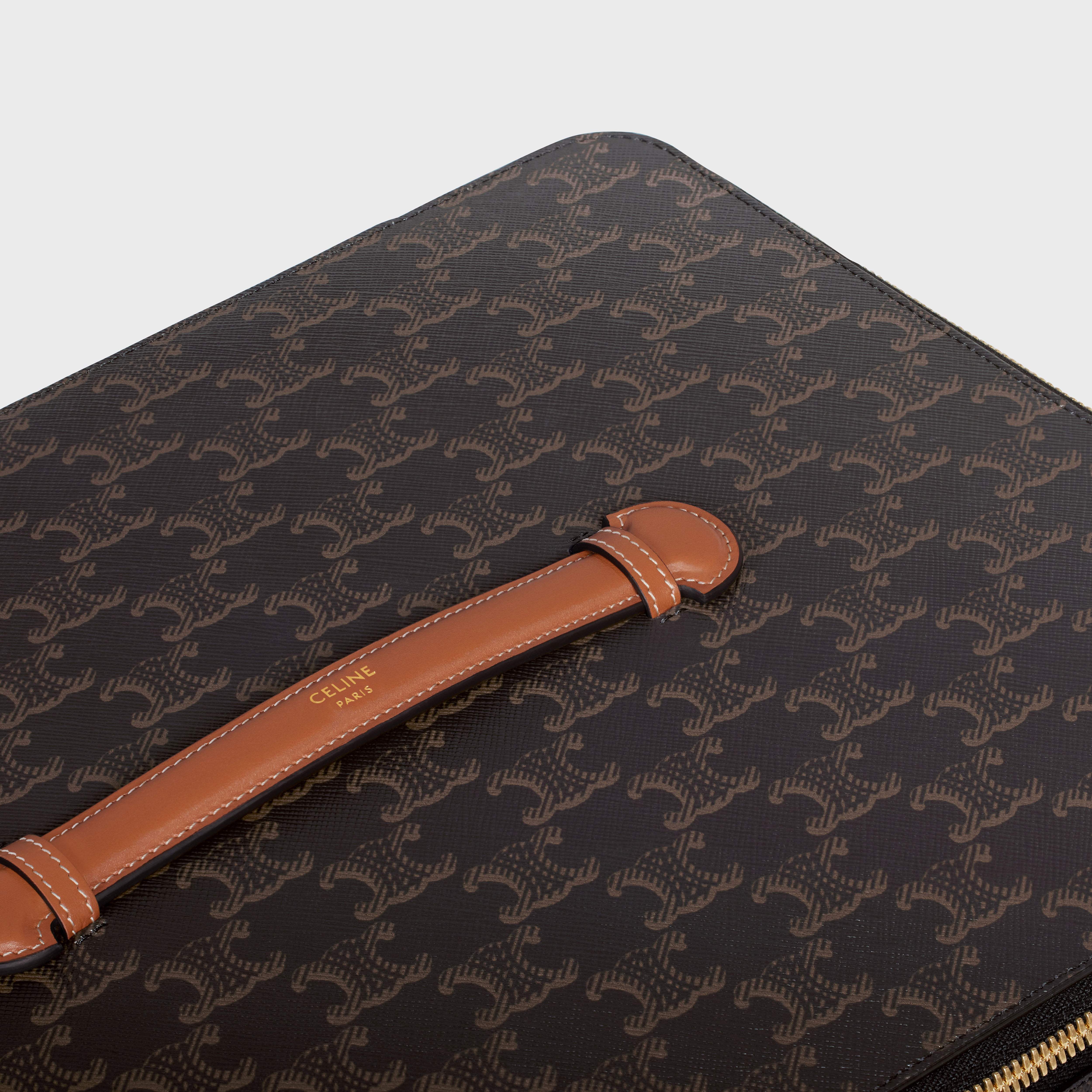 Shirt Case in Triomphe Canvas and Calfskin - 4