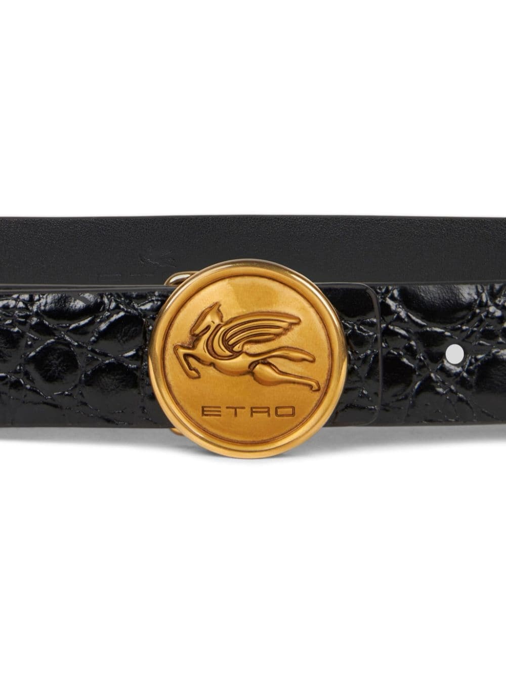 logo buckle belt - 3