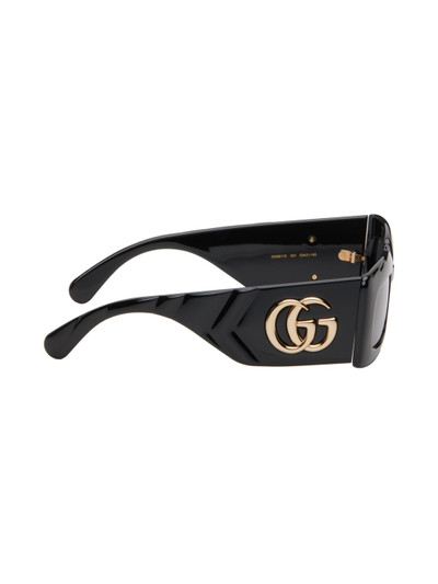 GUCCI Black Rectangular Sunglasses outlook