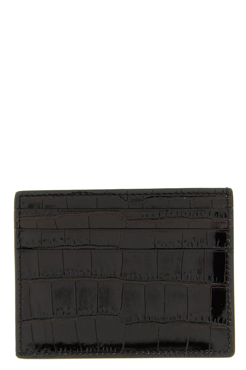 TOM FORD Crocodile leather card holder outlook