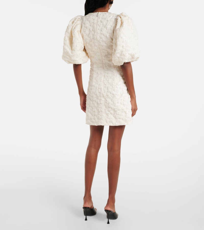 Bridal jacquard minidress 3