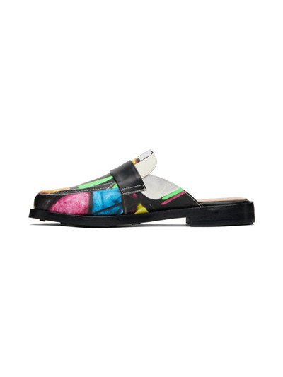KidSuper Multicolor Bauhaus Face Slip-on Loafers outlook