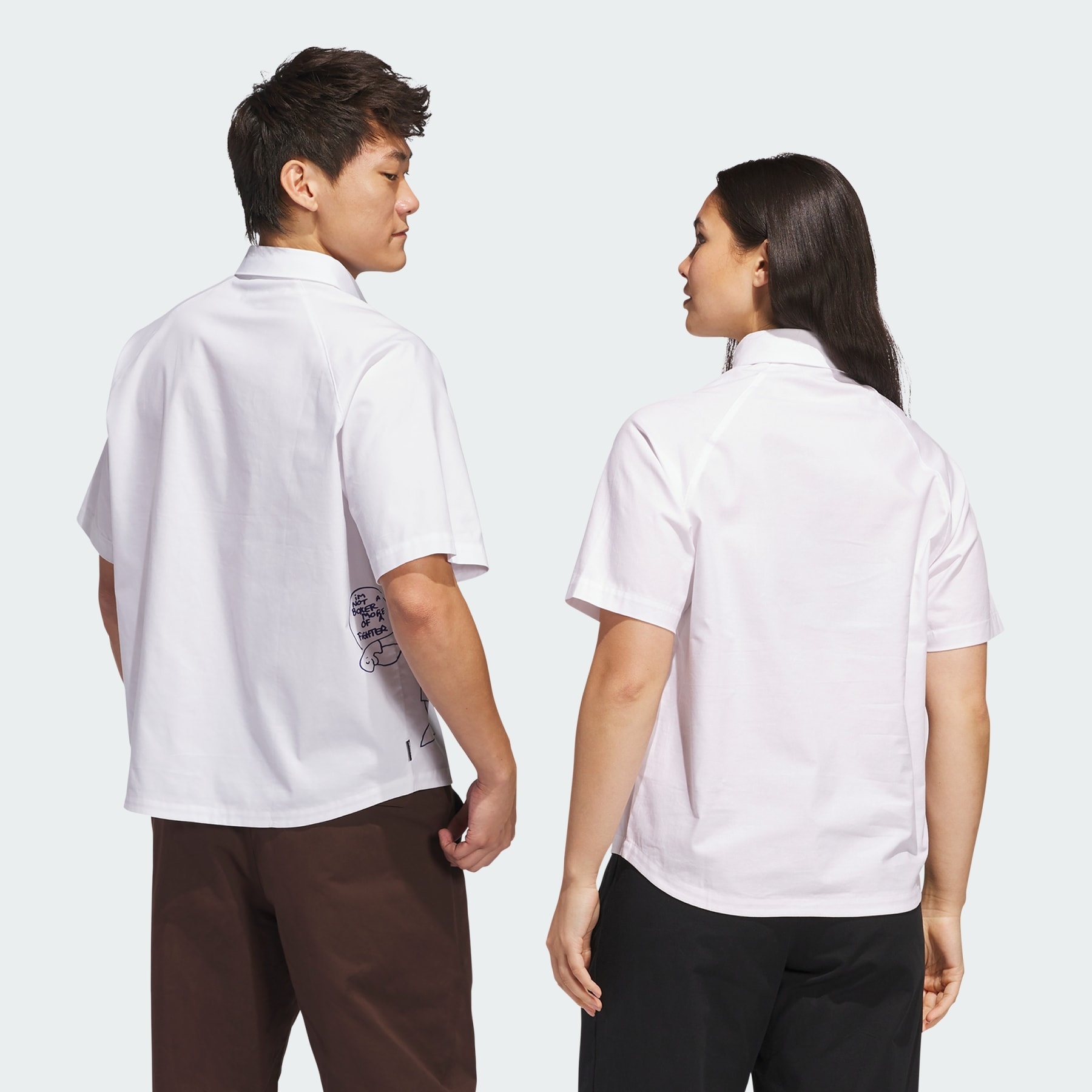 Shmoofoil Fighter Button-Up Shirt (Gender Neutral) - 4