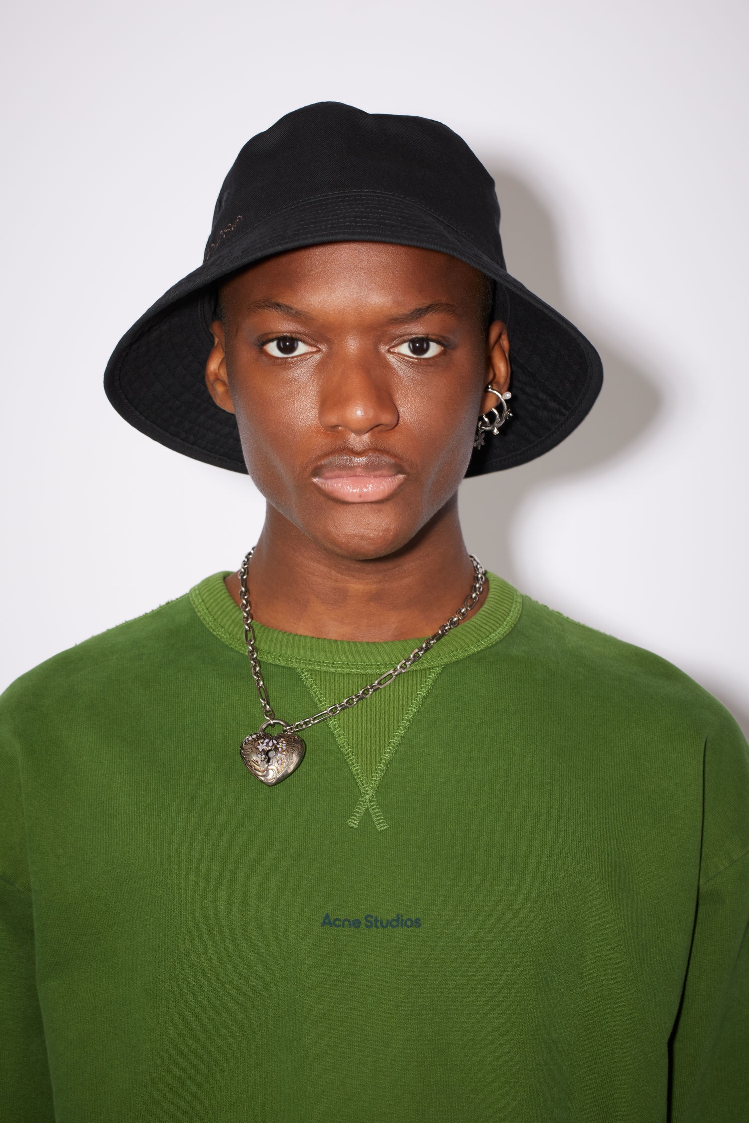 Crew neck sweatshirt - Bottle green - 5